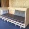 Mobilier - Banquette de salle d'attente cabinet médical - fabrication à Grenoble et Chambéry