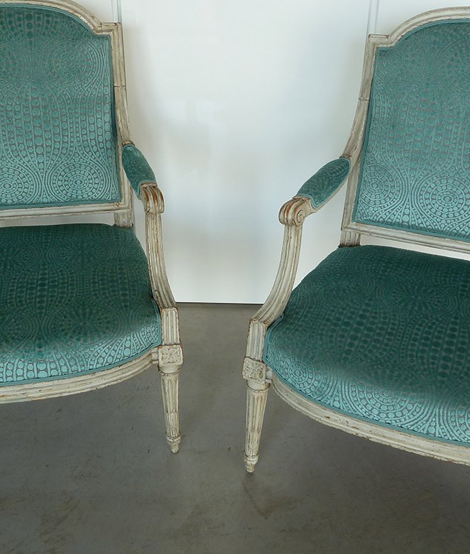 30. Fauteuils - Fauteuil d'époque Louis XVI